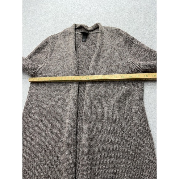 Eileen Fisher Cardigan Sweater Womens Petite Medium Brown Gray Open Front Duster - Picture 7 of 13